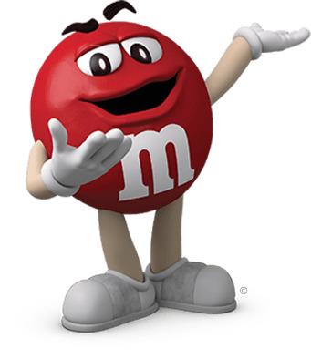 M&M's Red Talking png transparent