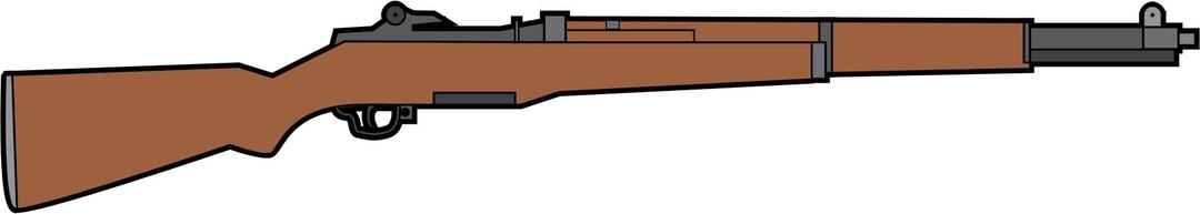 M-1 Garand rifle png transparent