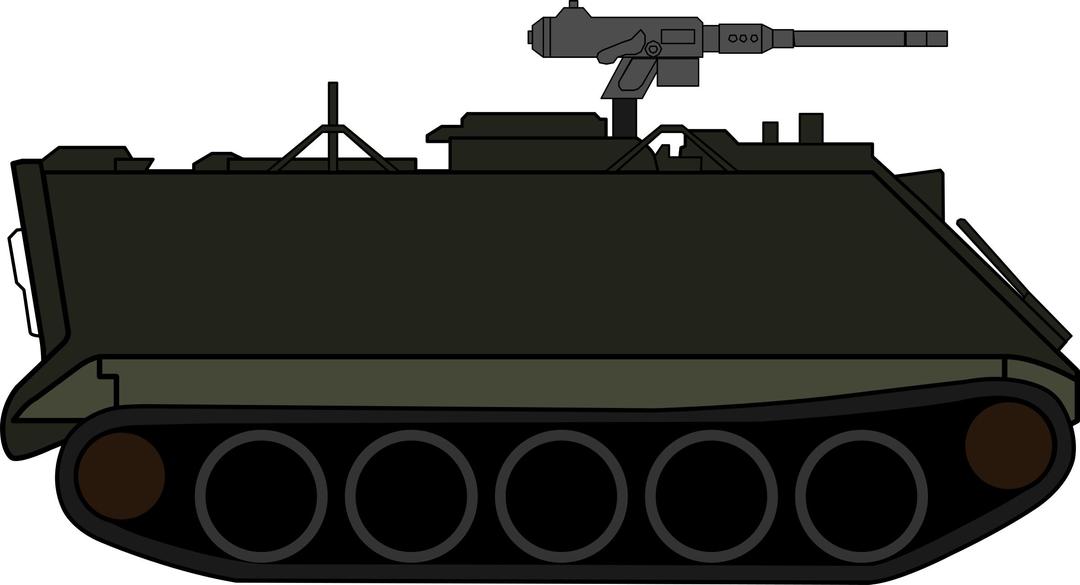 M113 Armoured Personnel Carrier png transparent