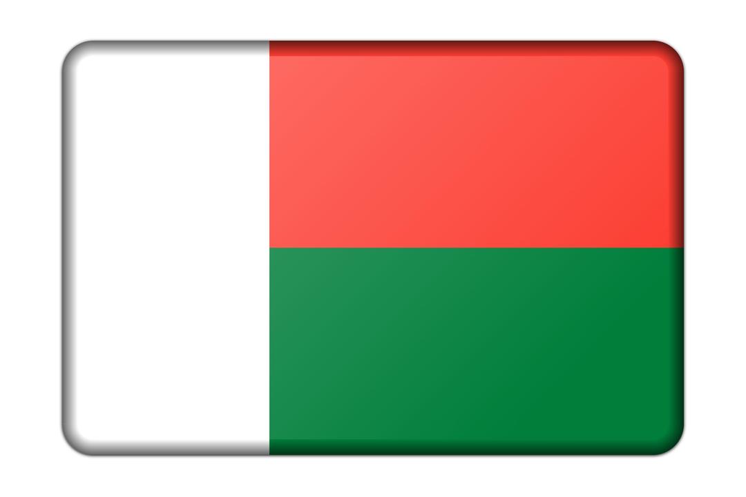 Madagascar flag png transparent