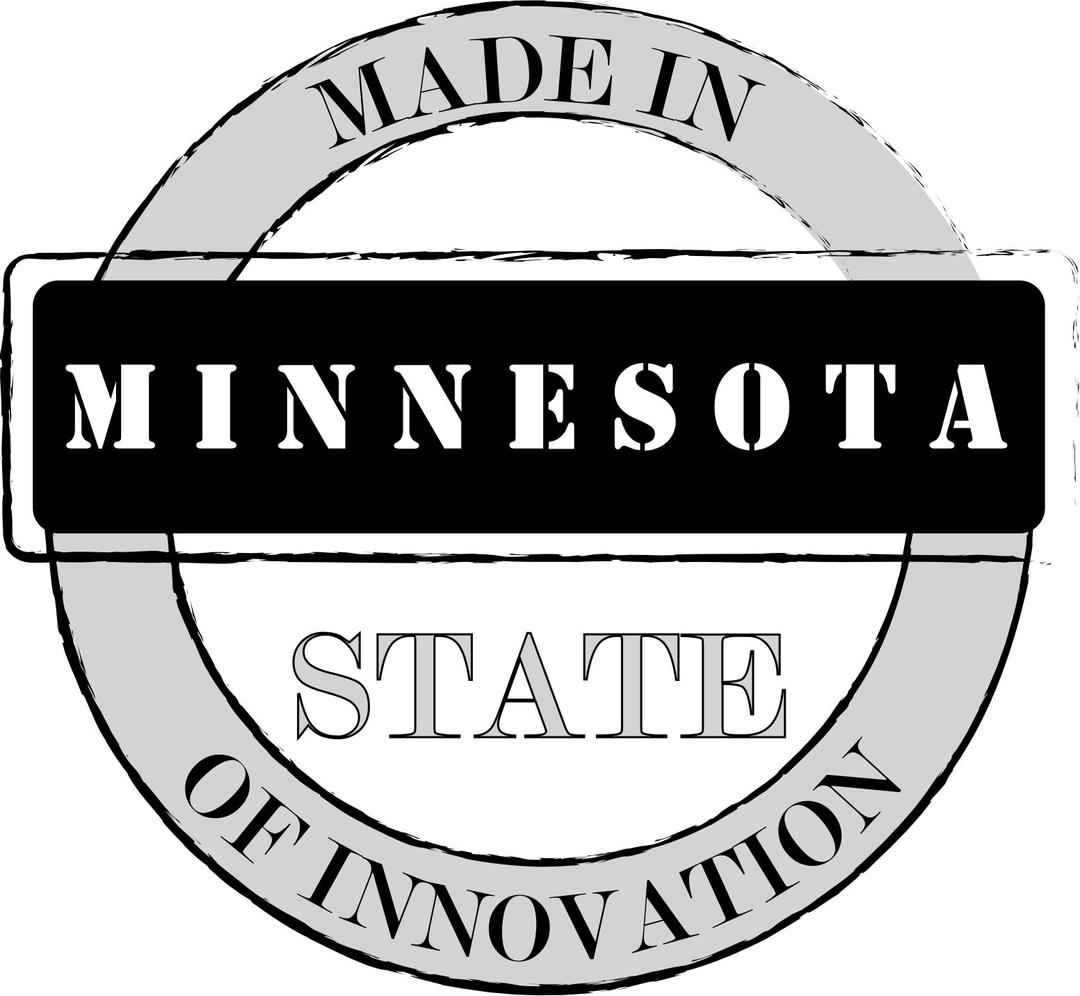 Made in Minnesota State of Innovation png transparent