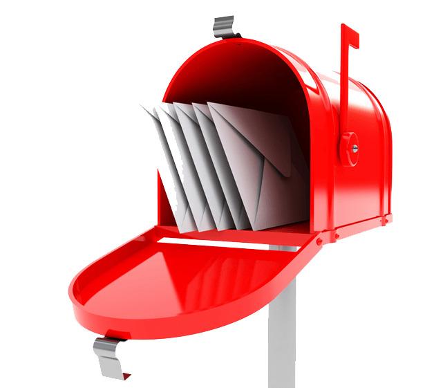 Mailbox Red png transparent