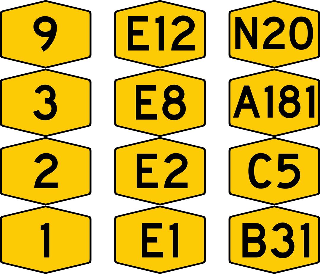 Malaysian Highway Shields png transparent