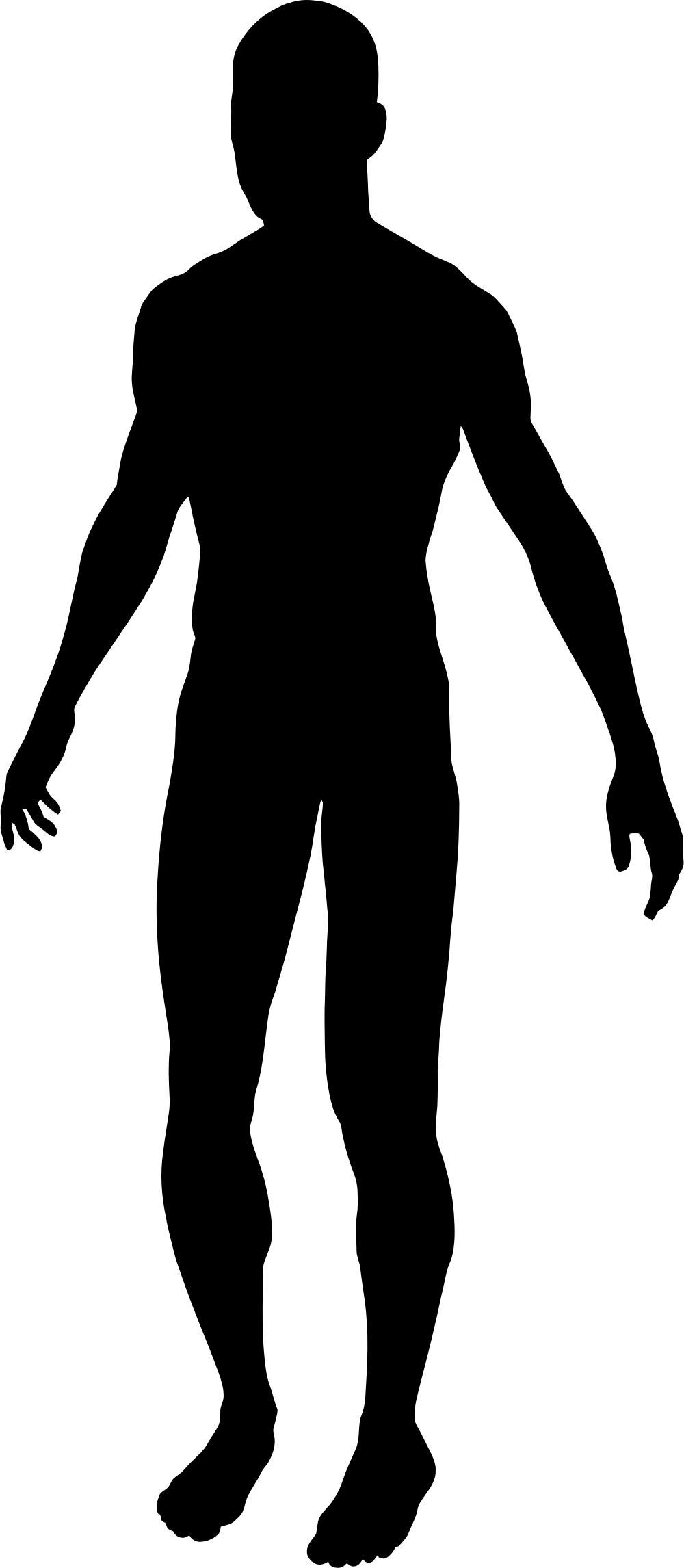 Male Silhouette png transparent
