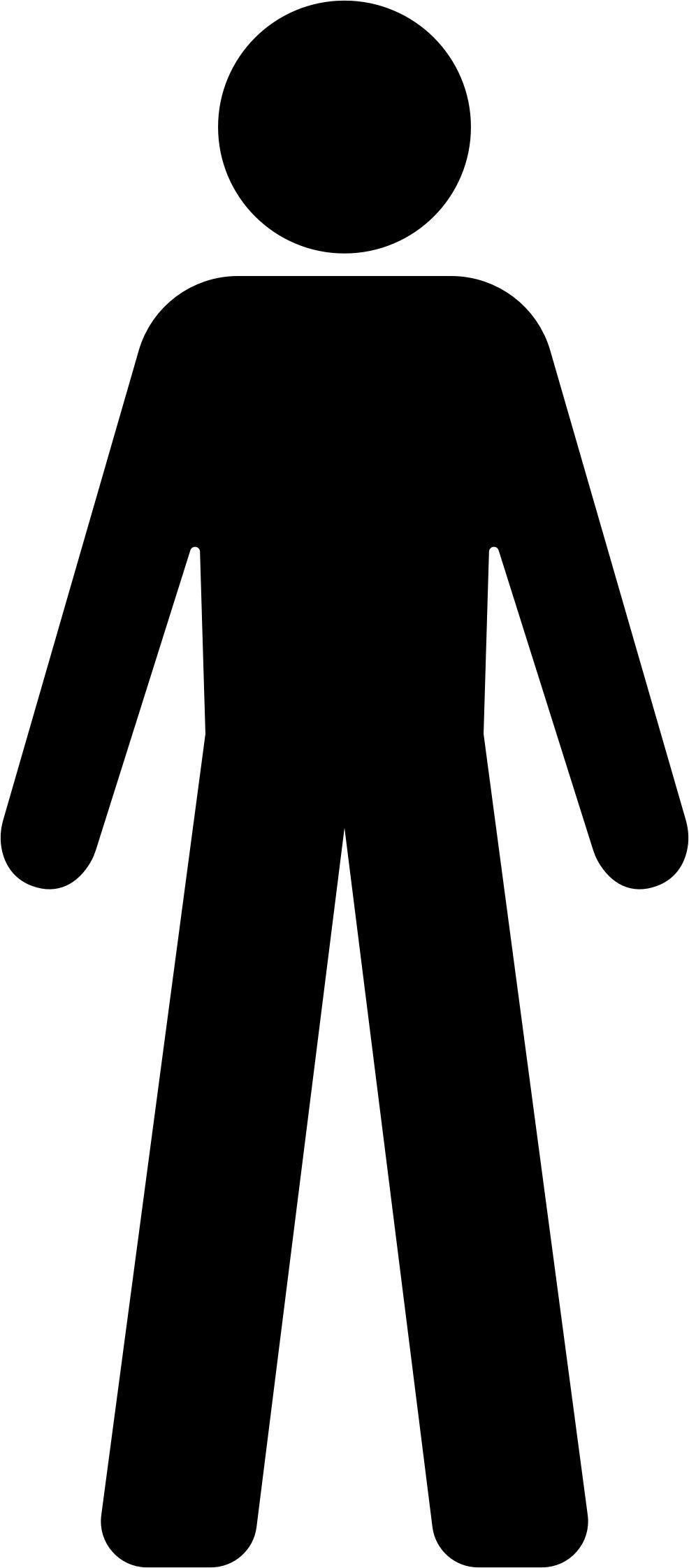 Male Symbol Silhouette png transparent