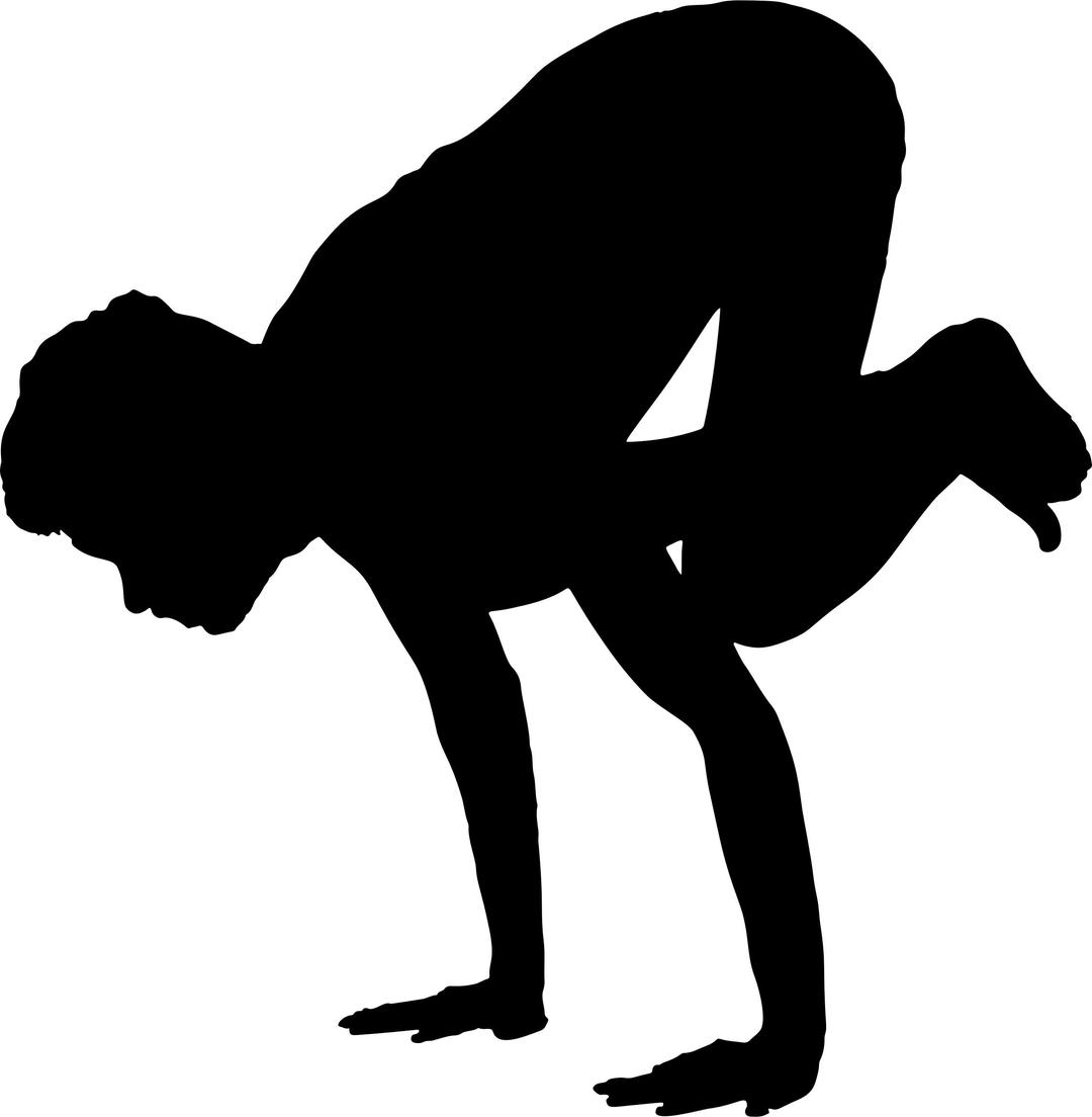 Male Yoga Pose Silhouette 4 png transparent