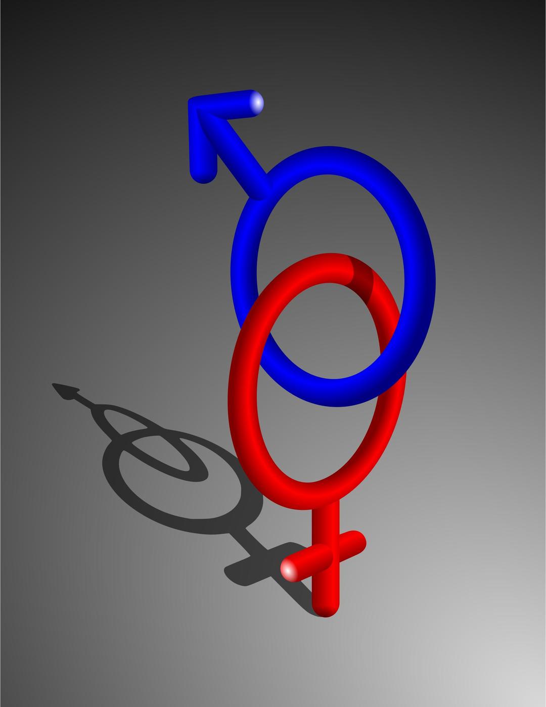 Male/Female Symbols 2 png transparent