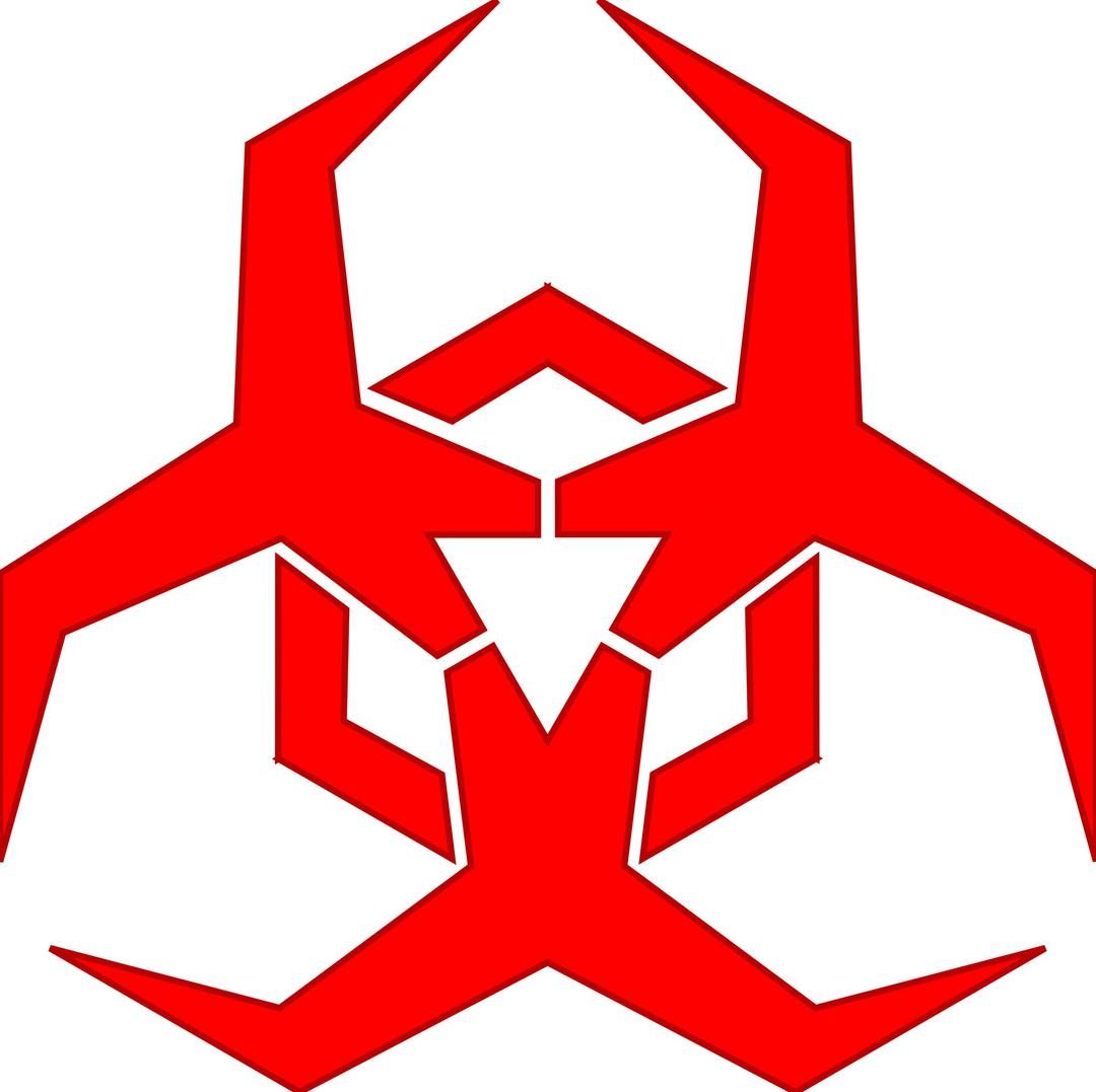 Malware Hazard Symbol - Red png transparent