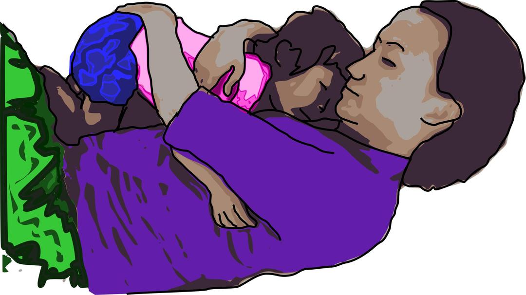 Mama and Child png transparent