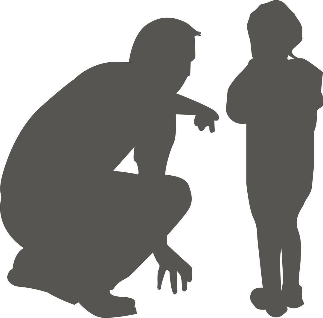 Man and Child png transparent