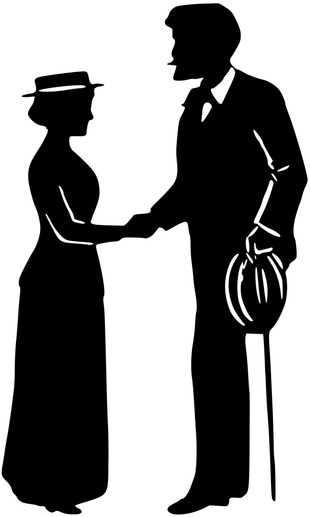 Man and lady shaking hands png transparent