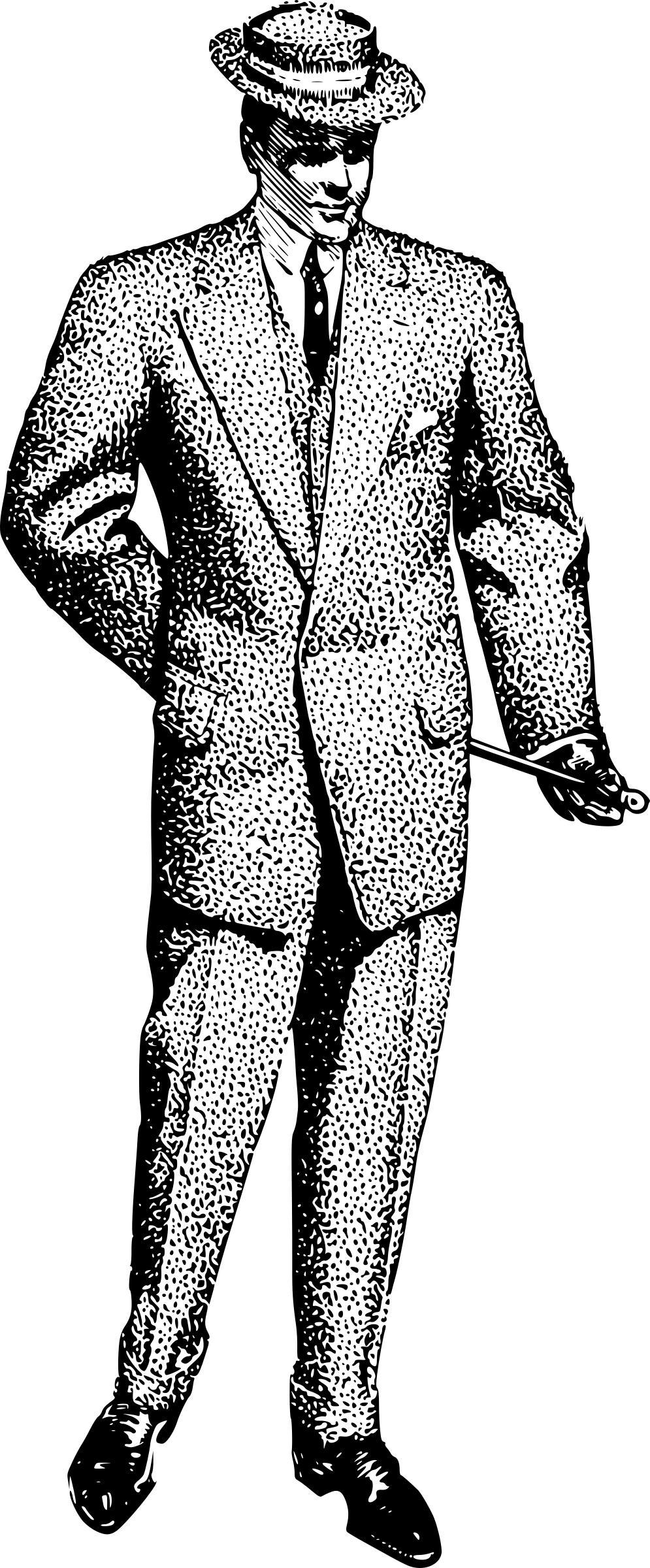 Man in a Cool Suit png transparent