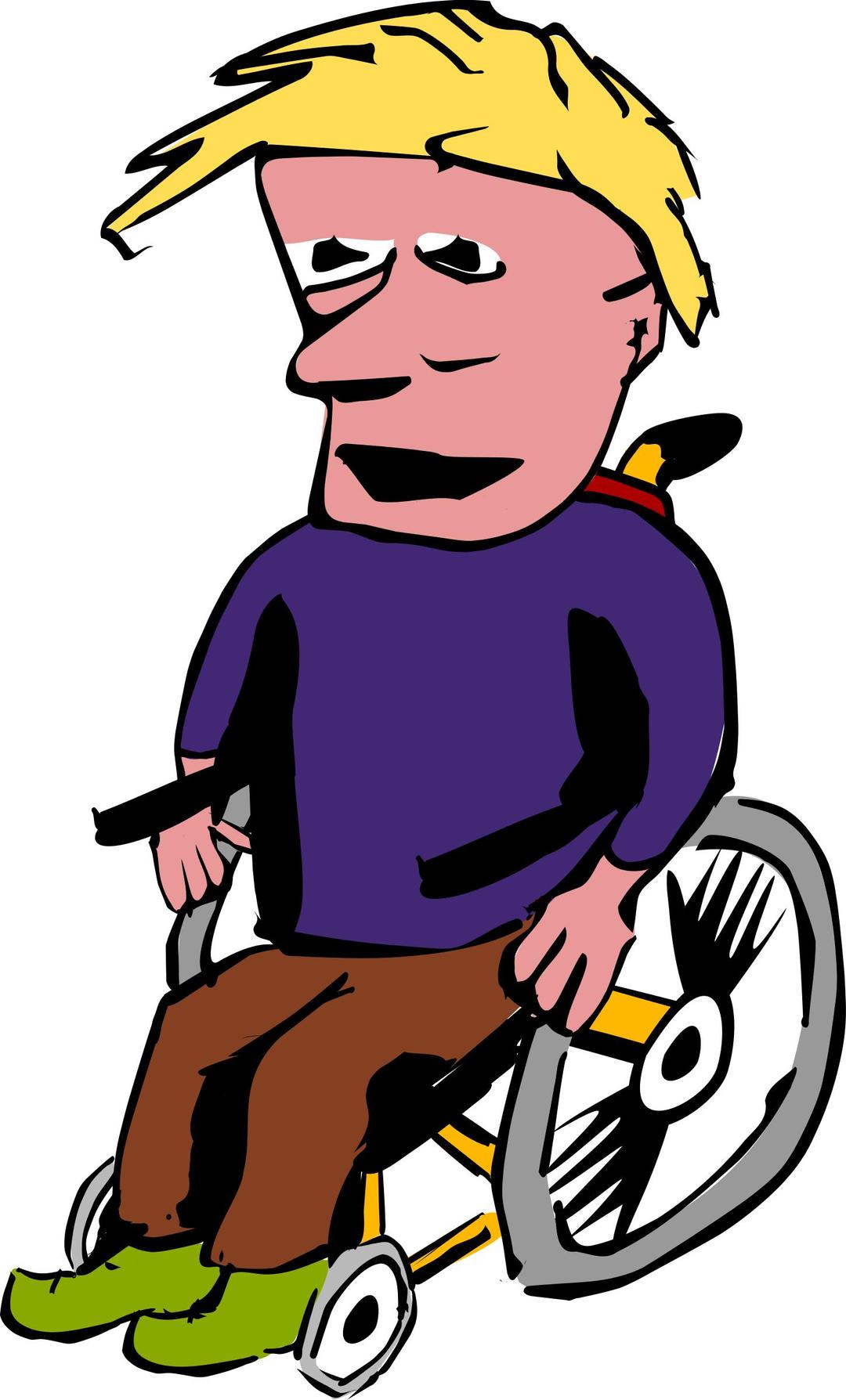 Man in wheelchair png transparent