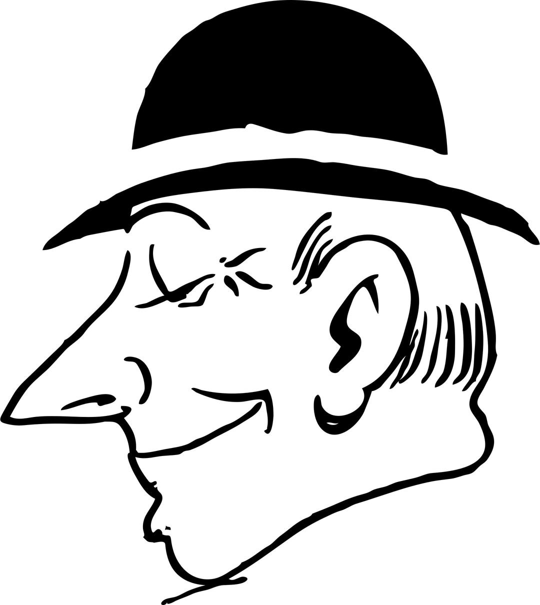 Man With Hat png transparent
