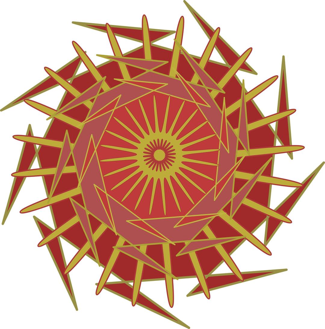 Mandala Sun png transparent