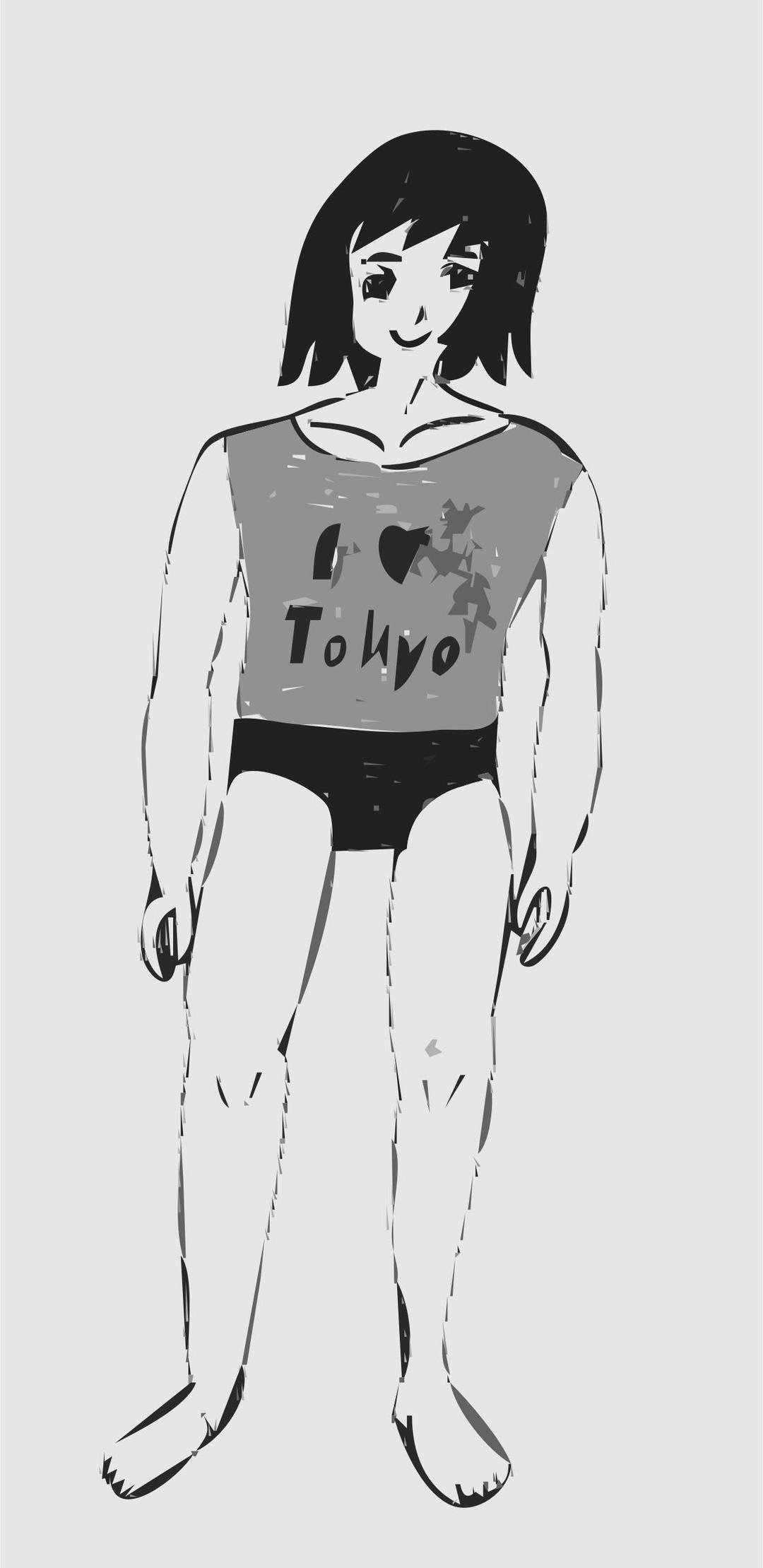 Manga Boy Body png transparent