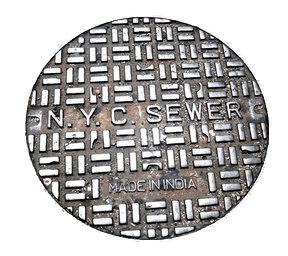 Manhole Cover NYC Sewer png transparent