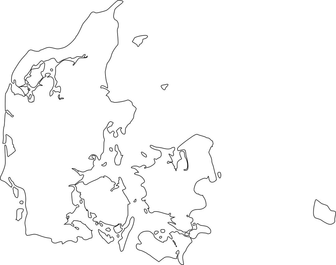 Map Of Denmark png transparent
