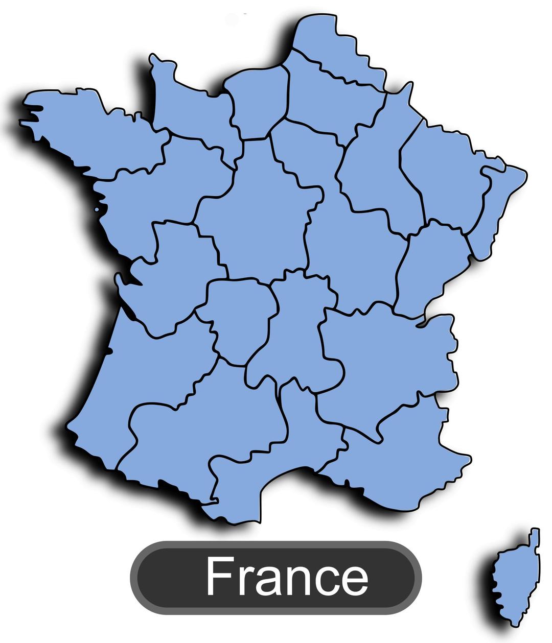 Map of France 1 png transparent