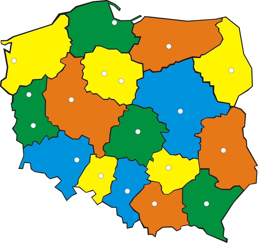 Map of Poland png transparent