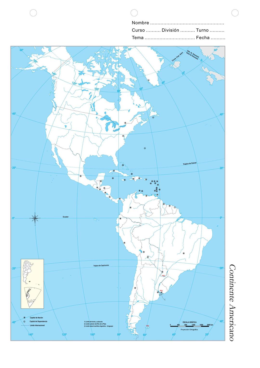 Mapas Escolares Argentina America png transparent