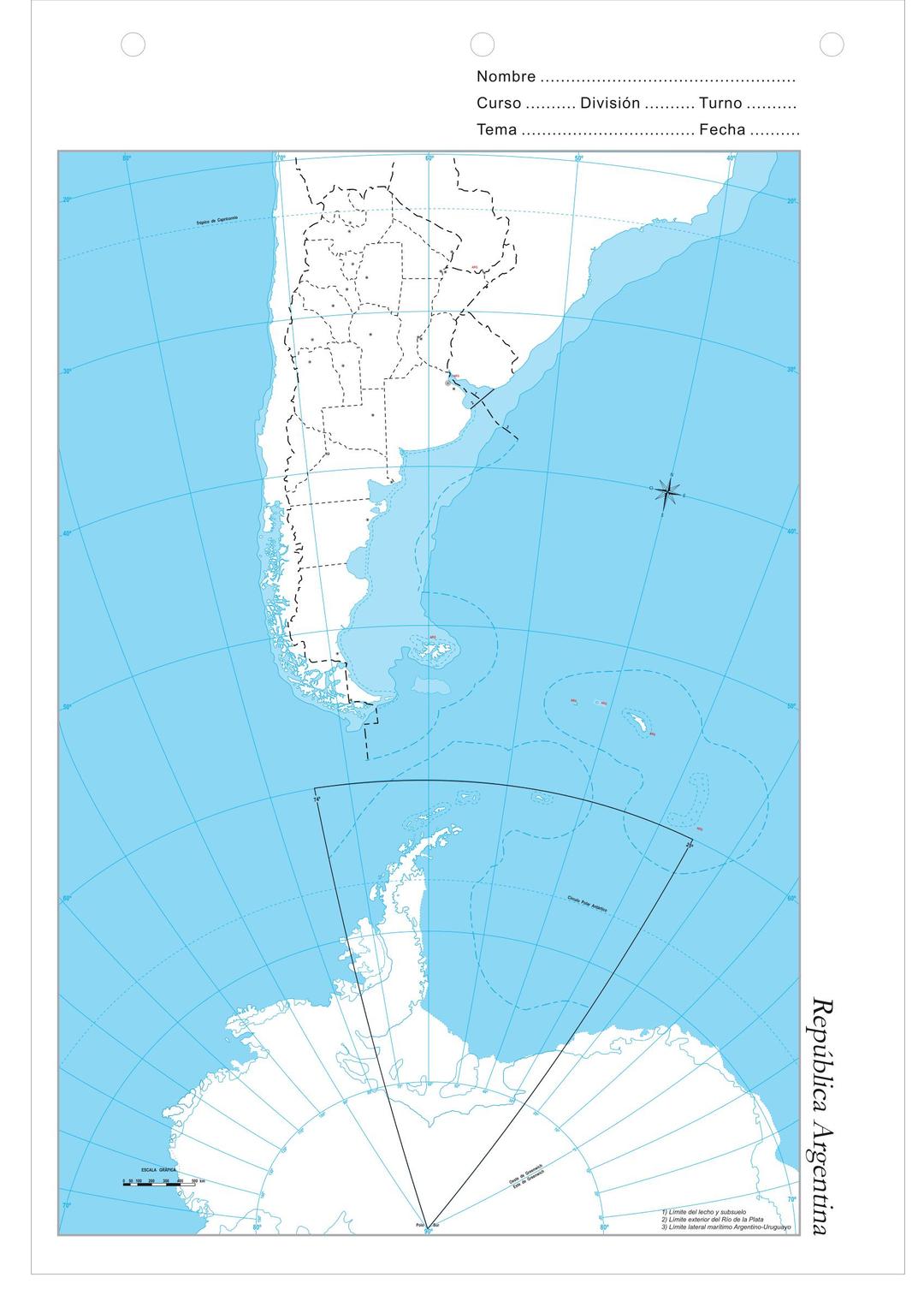 Mapas Escolares Argentina Bicontinental png transparent