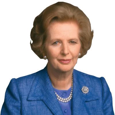 Margaret Thatcher Blue png transparent