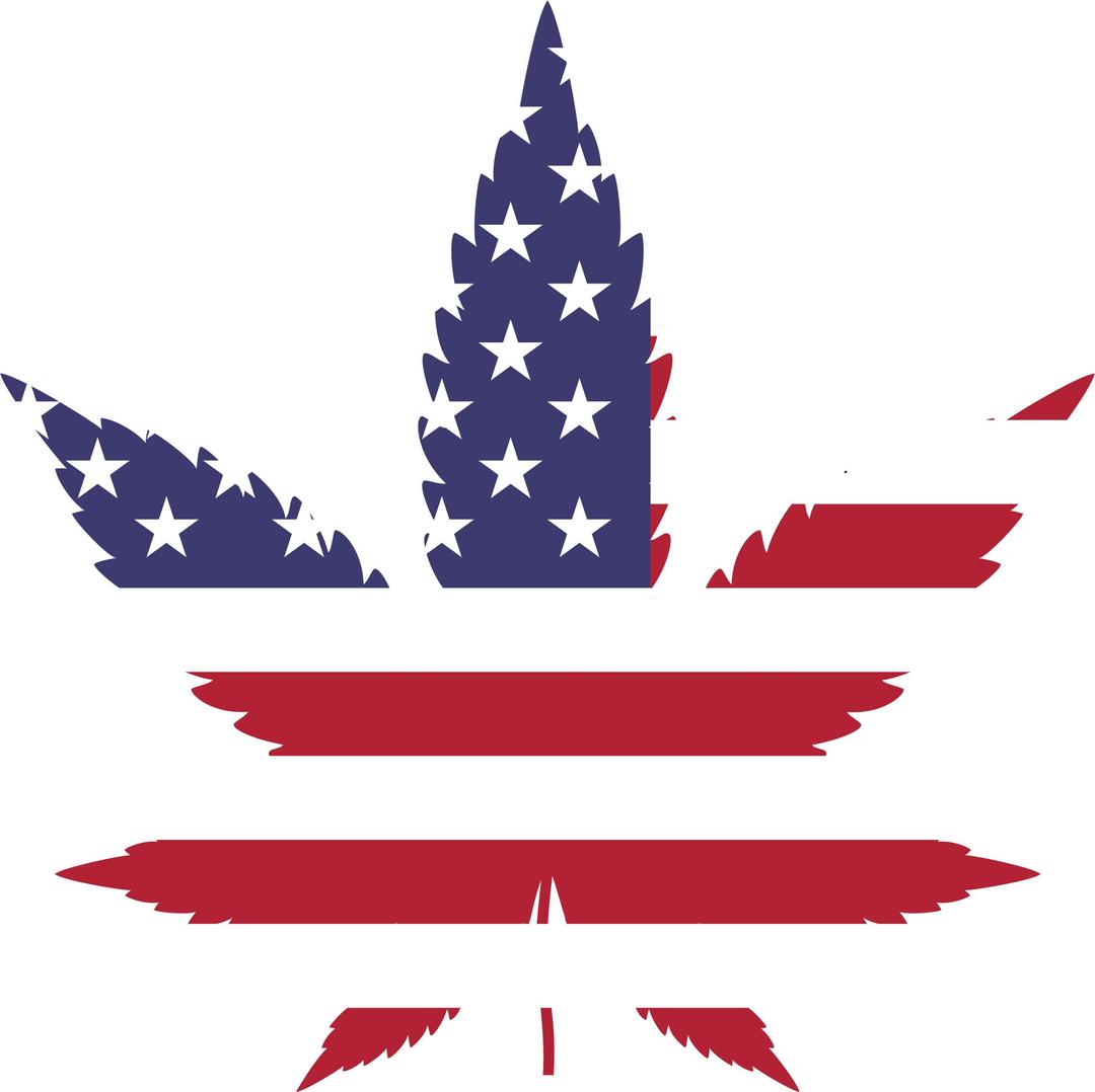 Marijuana American Flag png transparent