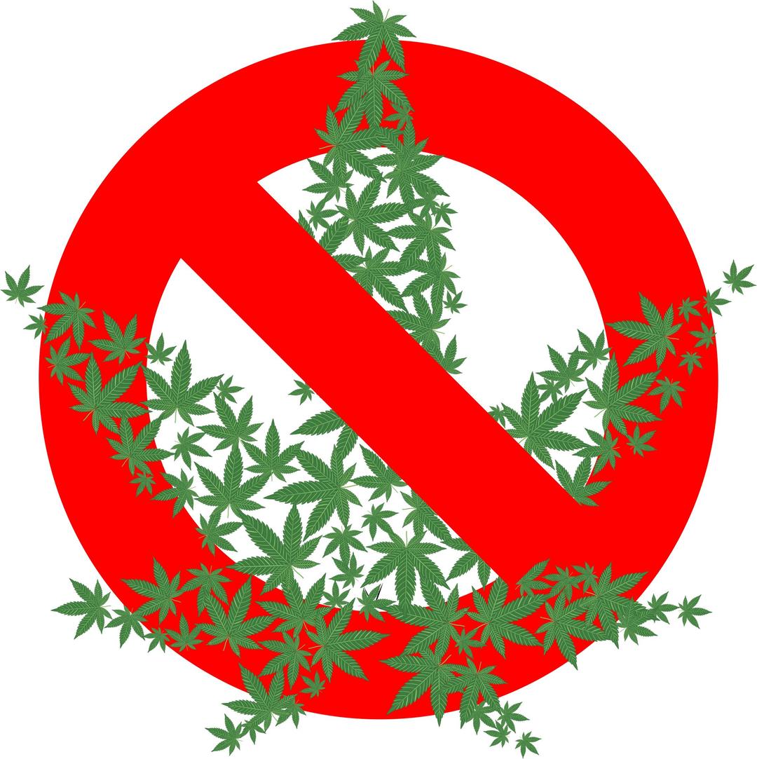 Marijuana Fractal Prohibited png transparent