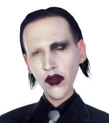 Marilyn Manson Face png transparent