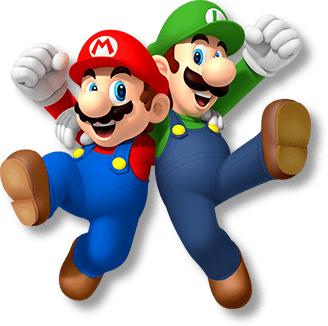 Mario and Luigi png transparent