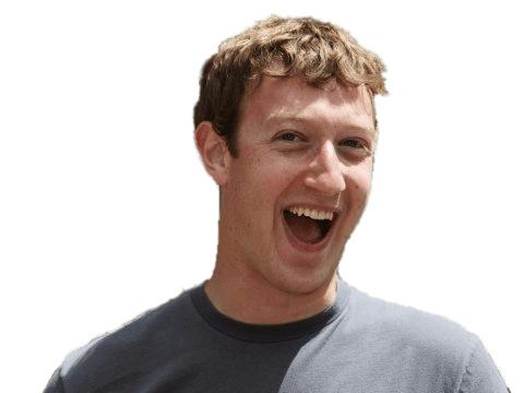 Mark Zuckerberg Laughing png transparent