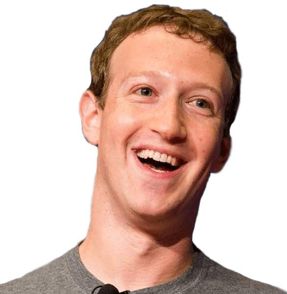 Mark Zuckerberg Smiling png transparent
