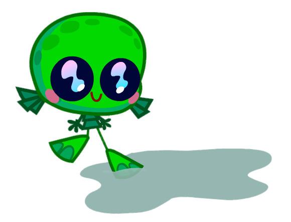 Marsha the Boggy Swampling One Foot In the Water png transparent