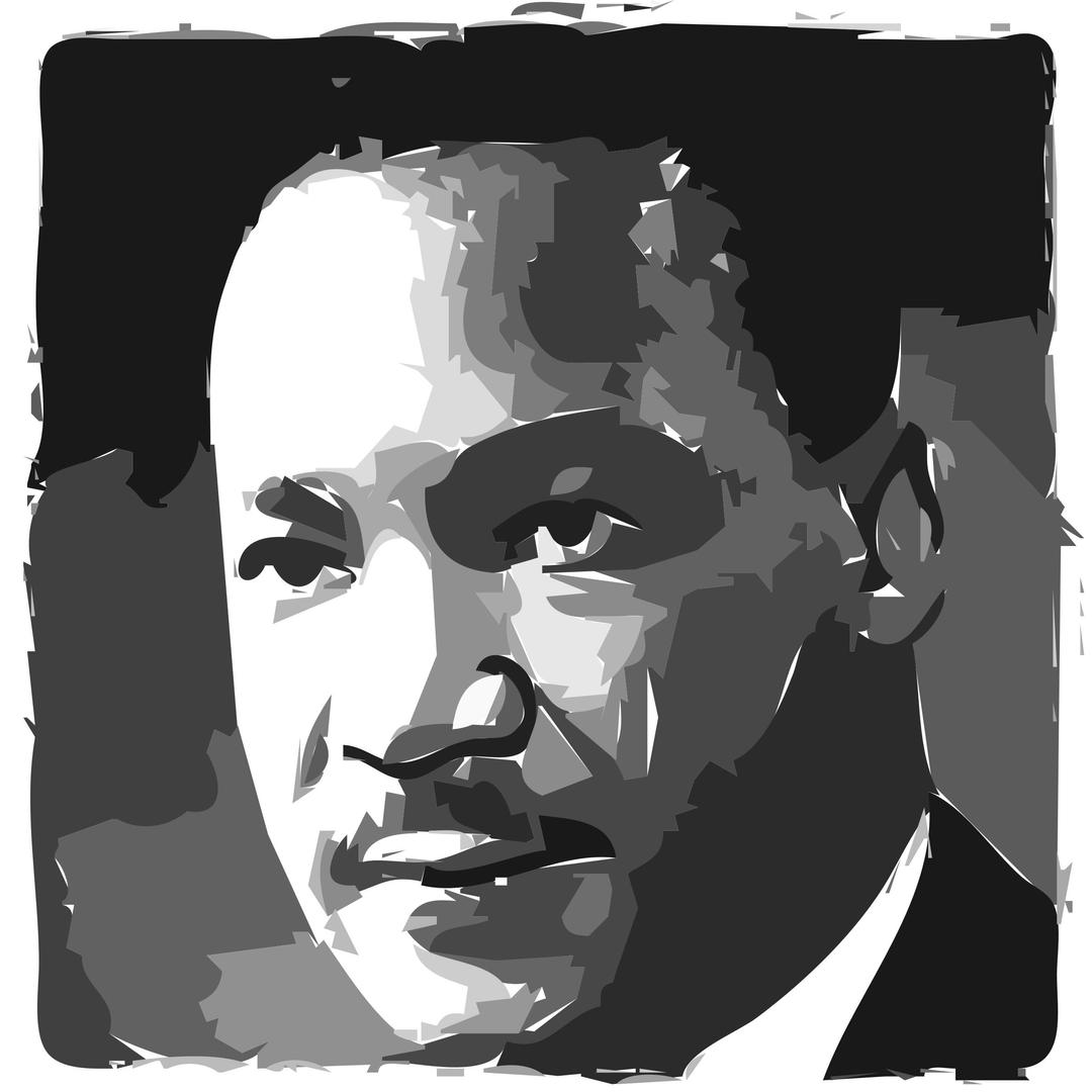 Martin Luther King Jr Day png transparent