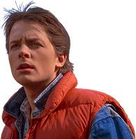 Marty Back To The Future png transparent