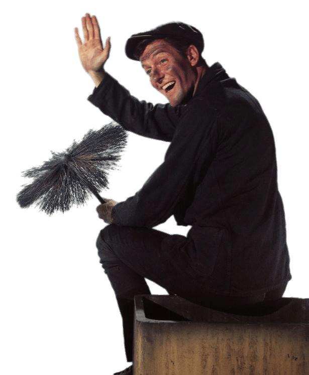 Mary Poppins Dick Van Dyke Chimney Sweep png transparent