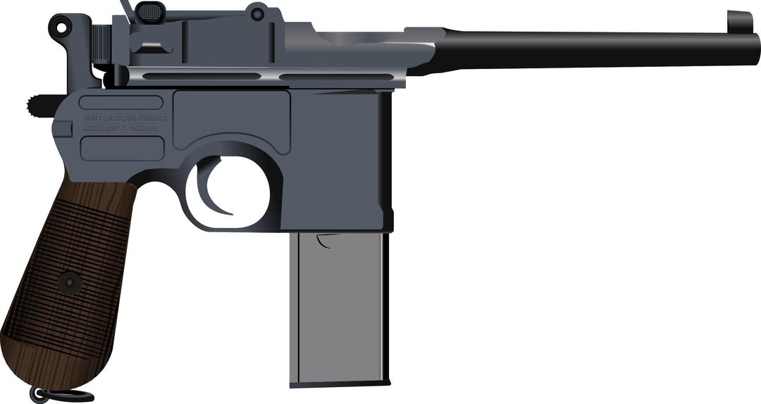 Mauser C96 png transparent