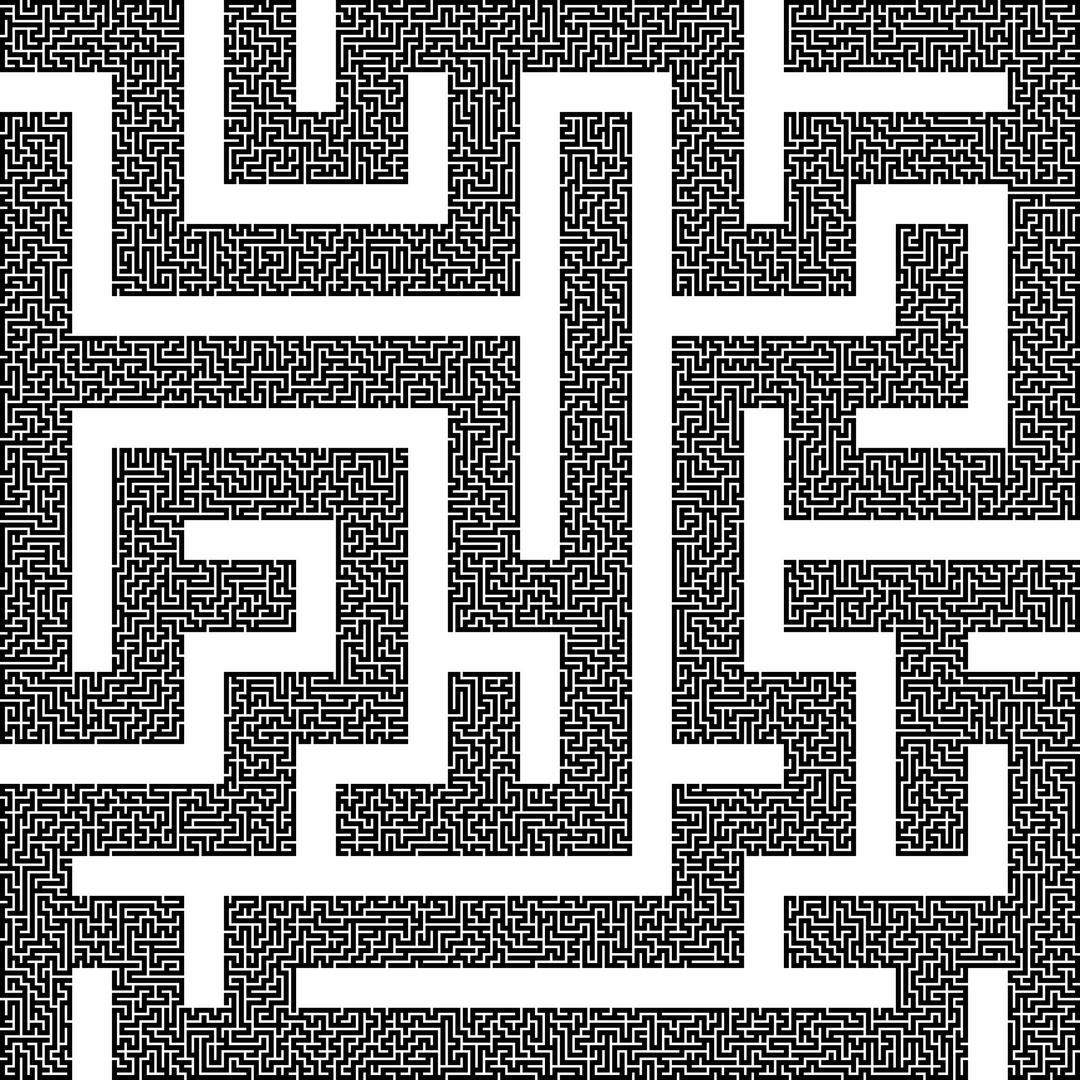 Maze within a maze png transparent