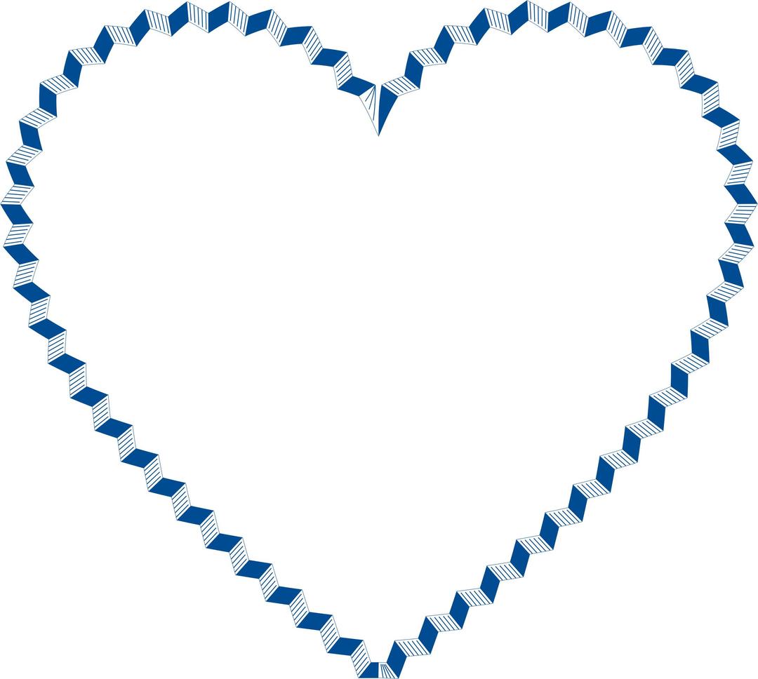 MC Escher Heart Blue png transparent