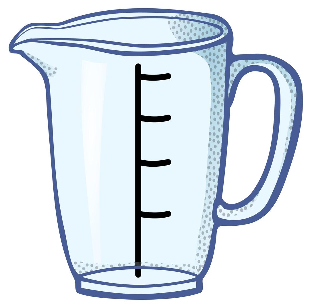 measuring cup - coloured png transparent