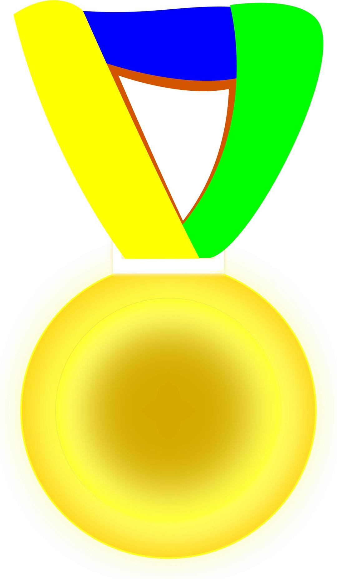 Medalha Ouro Brasil png transparent