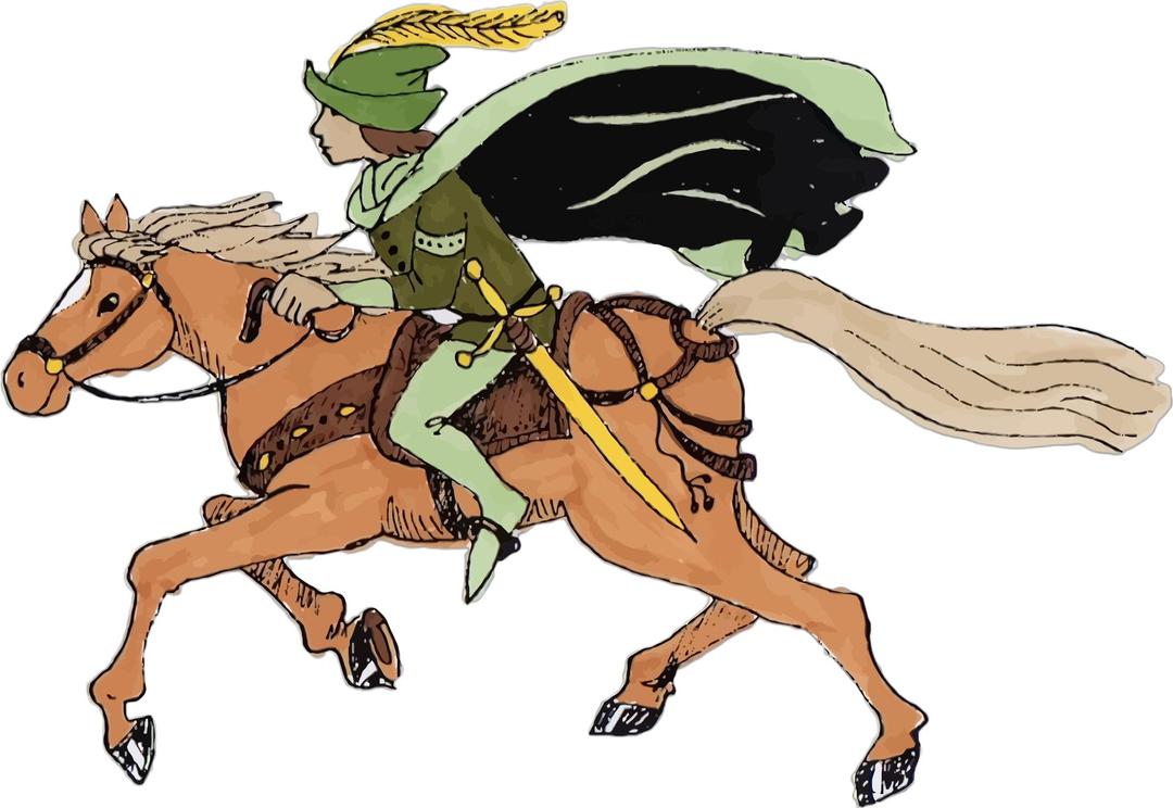 Medieval Horse Rider png transparent