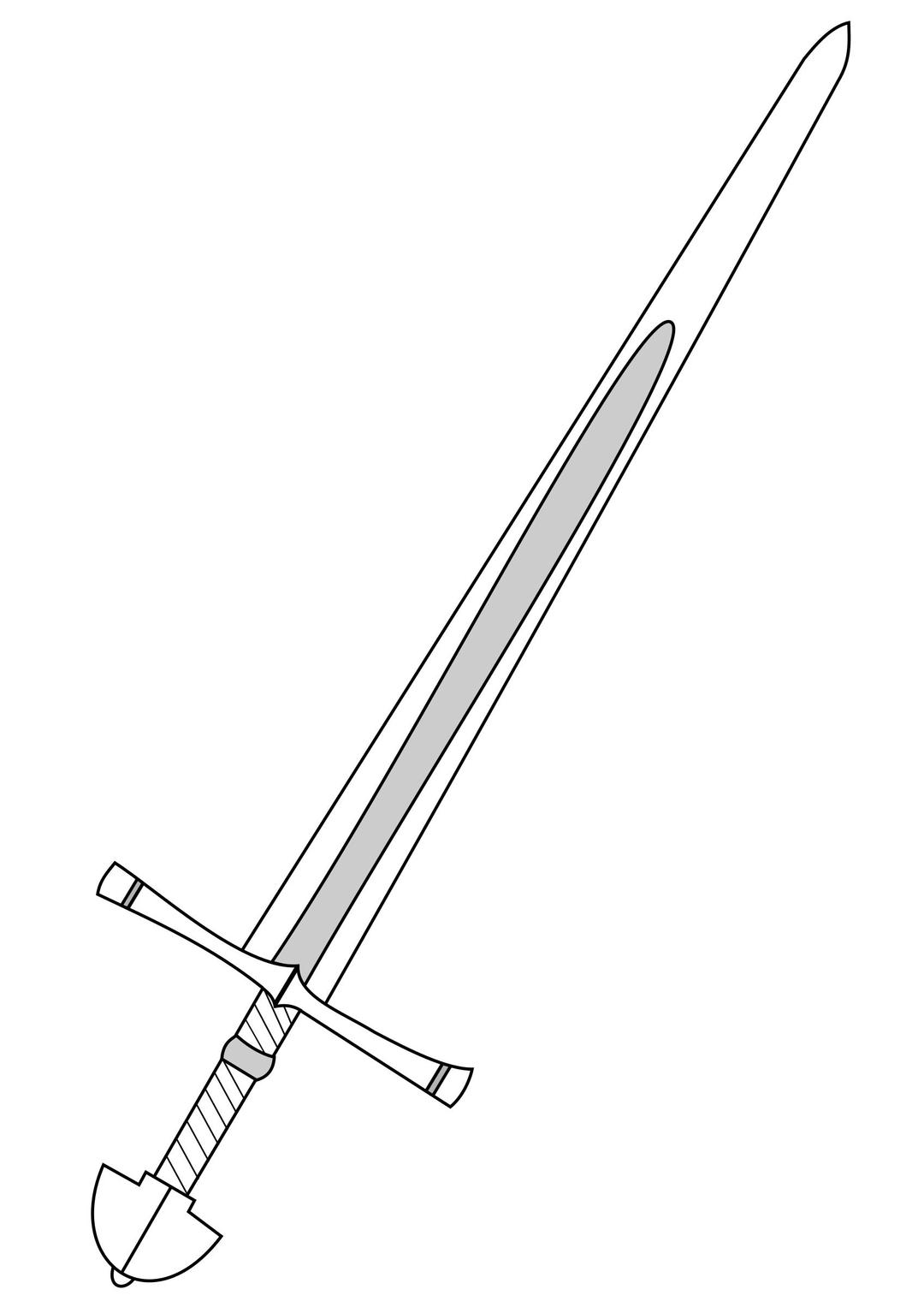 Medieval Sword png transparent
