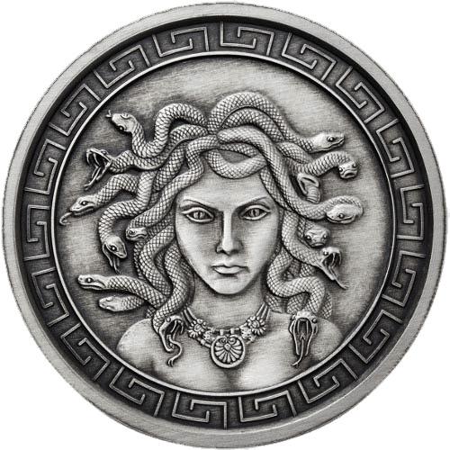 Medusa Coin png transparent
