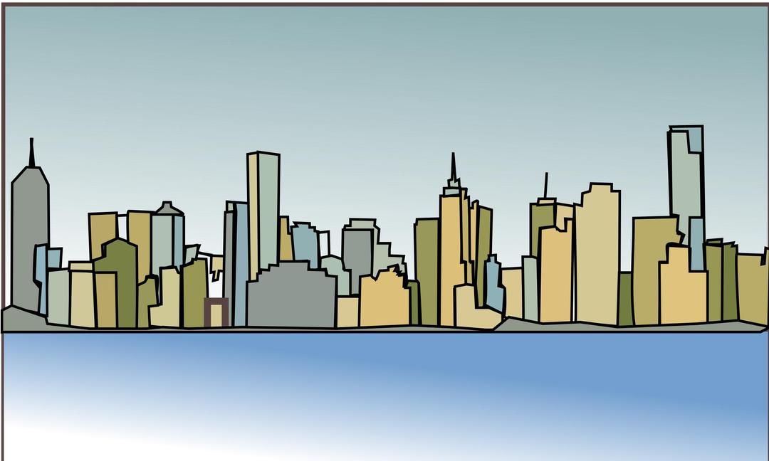 Melbourne-skyline png transparent