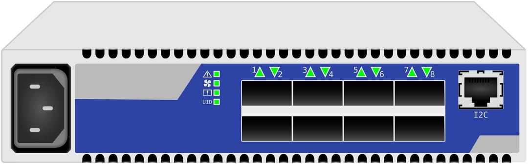 Mellanox IS5022 8 Ports InfiniBand Switch png transparent