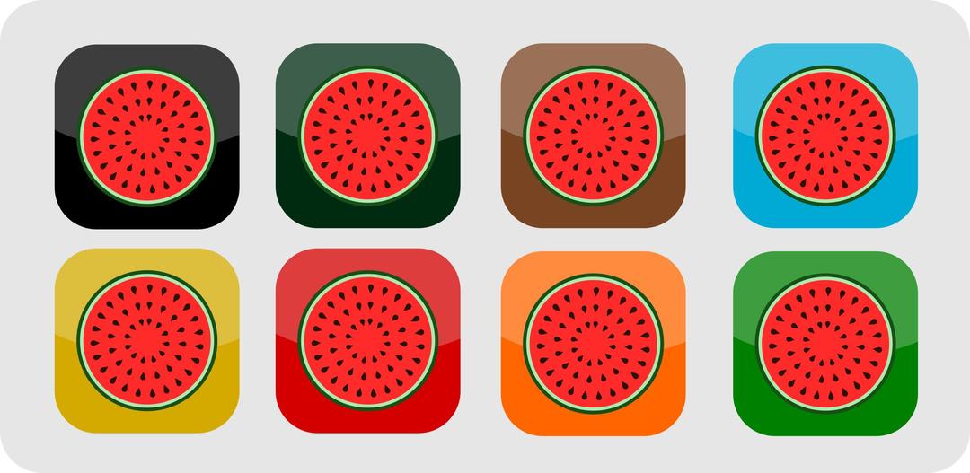 Melon Icons png transparent