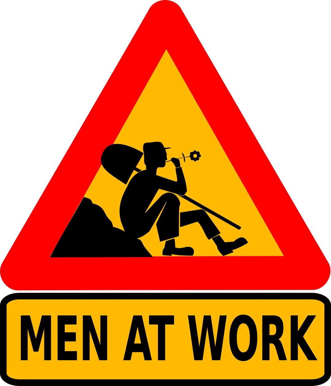 Men at work png transparent