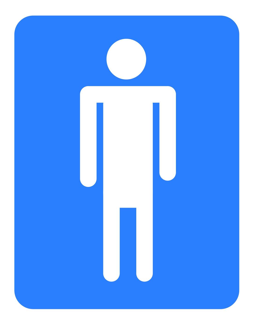 Men bathroom. png transparent